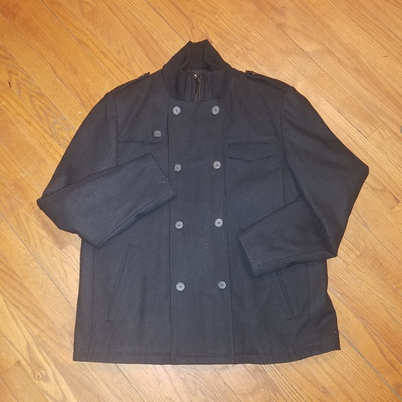 Black Rivet Other - Black Rivet Wool Blend Coat